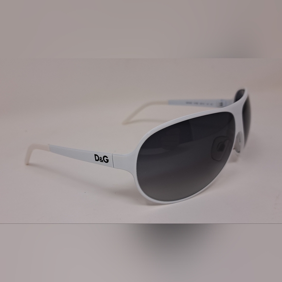 Dolce & Gabbana Vintage Sunglasses Y2K  Gray Gradient Wrap D&G6025  66-10-115 - Picture 7 of 14